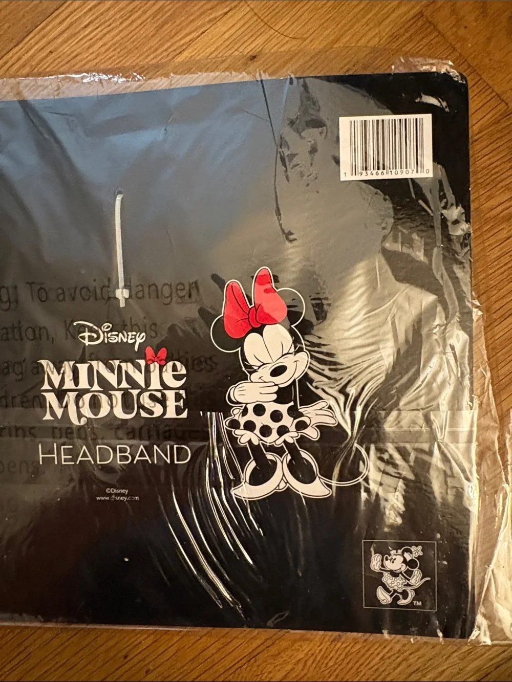 Disney Minnie Mouse Red Bow Star Ear Headband